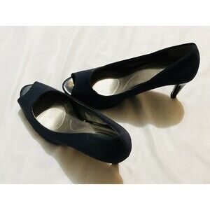 Bandolino Women’s Rainaa Peep Toe Platform Stiletto Dress Pump Size 9 1/2